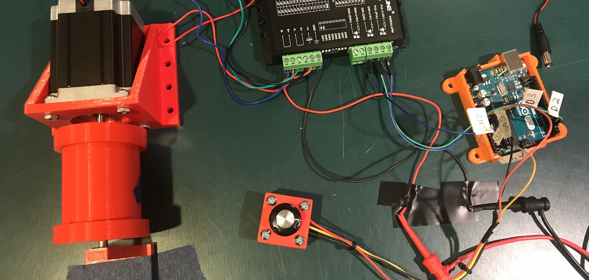 mashup of 3D printing, CNCing, electronics, and programming